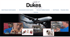 Desktop Screenshot of dukesaerospace.com